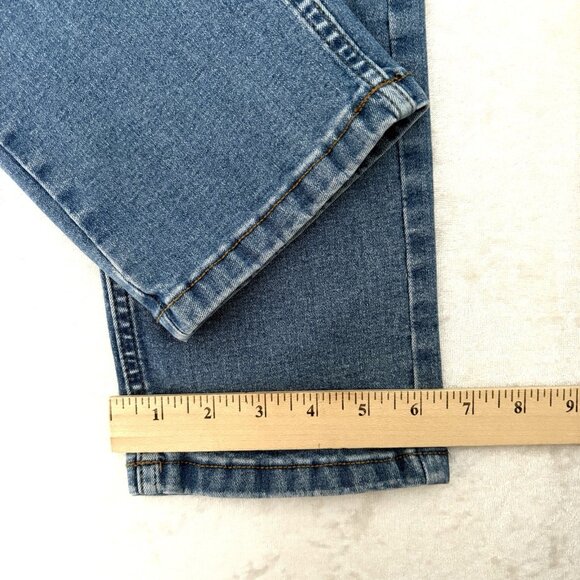 THE PERFECT JEAN NYC Stretch Slim Fit Jeans Mens 30X30 (Actual 31x29) Light Blue - Picture 11 of 13